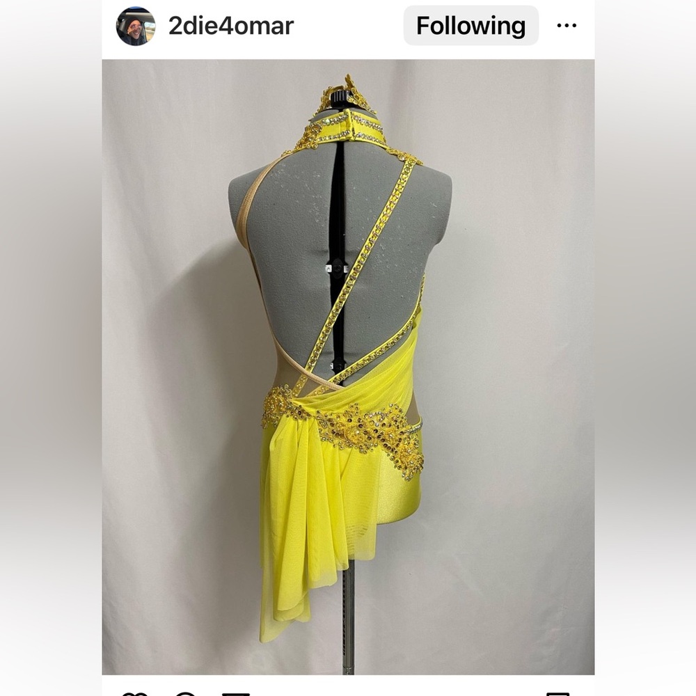 Costume - Custom Made Lyrical / Contemporary Dance - EXTREMELY RARE to find NEW! - Picture 3 of 13